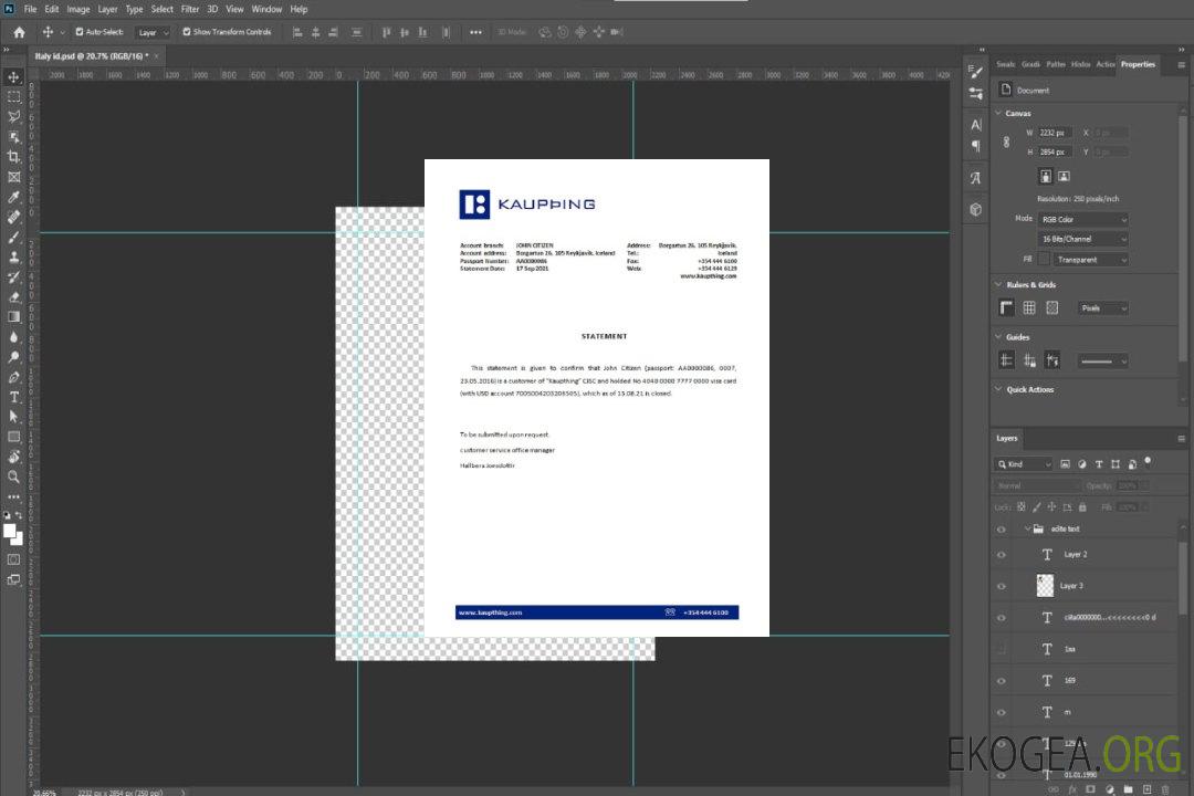 Référence Islande , Kaupthing , closure template
